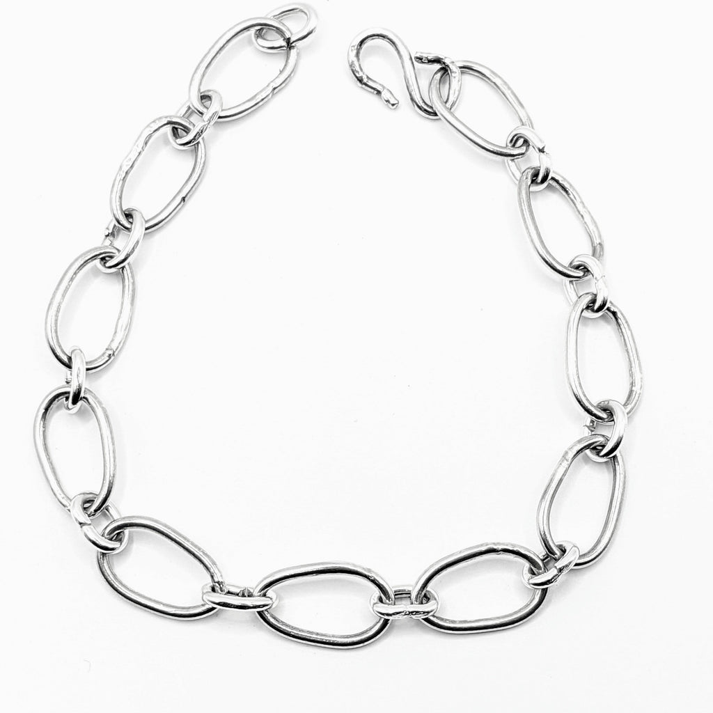 Radiant Linkage Bracelet — Sterling Silver