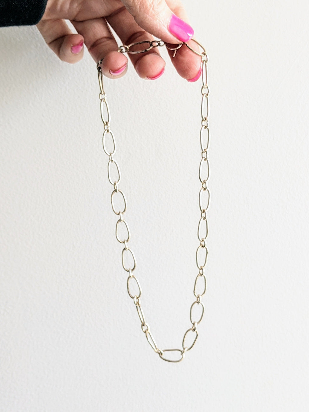 Radiant Linkage Necklace — Sterling Silver
