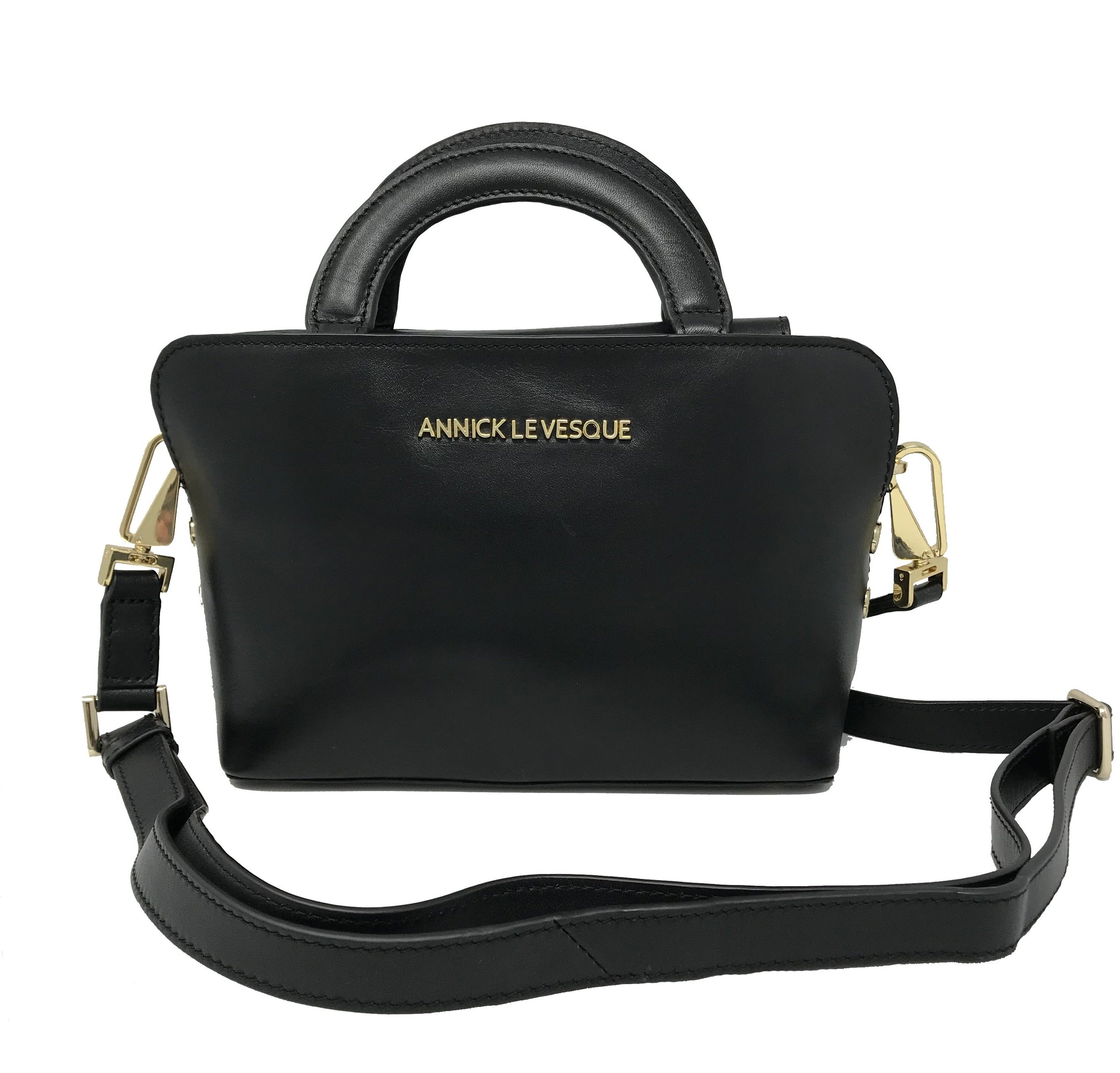 Sac à main deux en un, noir | Clarence