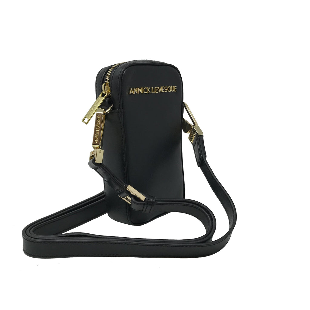 Petit Sac à bandoulière en Cuir Noir | Marie-Pierre