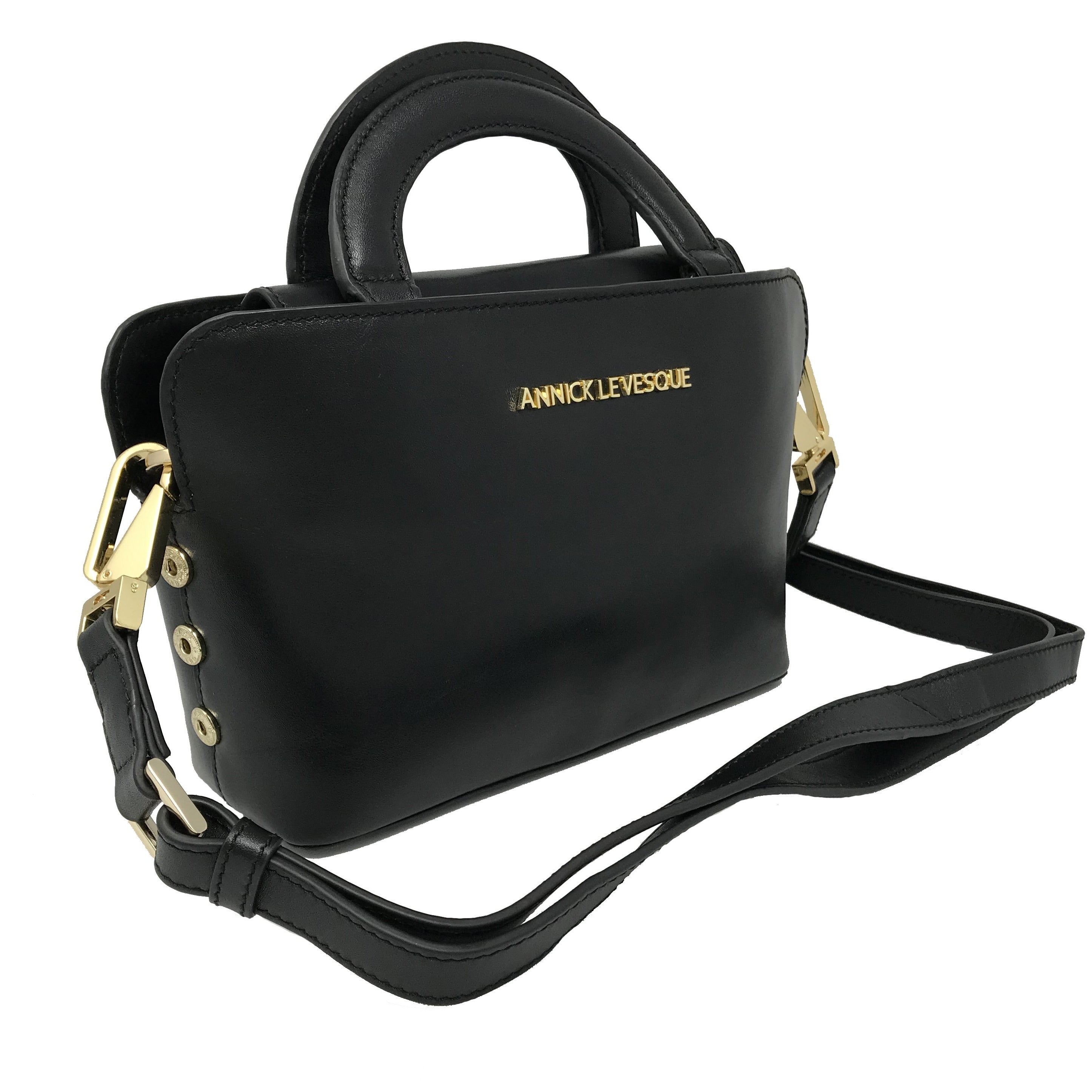 Sac à main deux en un, noir | Clarence
