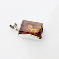 Phaethon Pendant — Baltic Amber & Sterling Silver