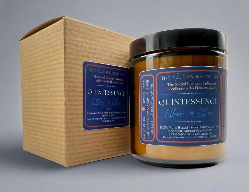 QUINTESSENCE — ETHER ELEMENT | Luminous luxury coconut apricot wax candle