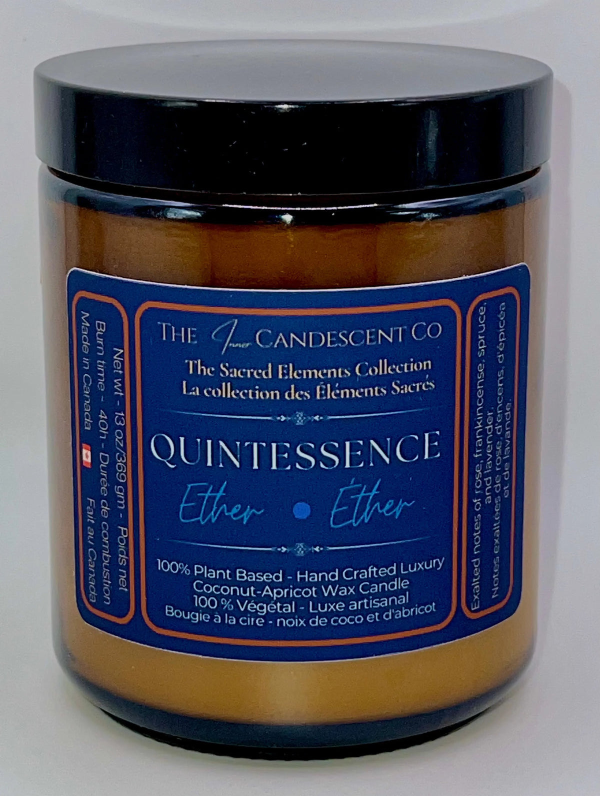 QUINTESSENCE — ETHER ELEMENT | Luminous luxury coconut apricot wax candle