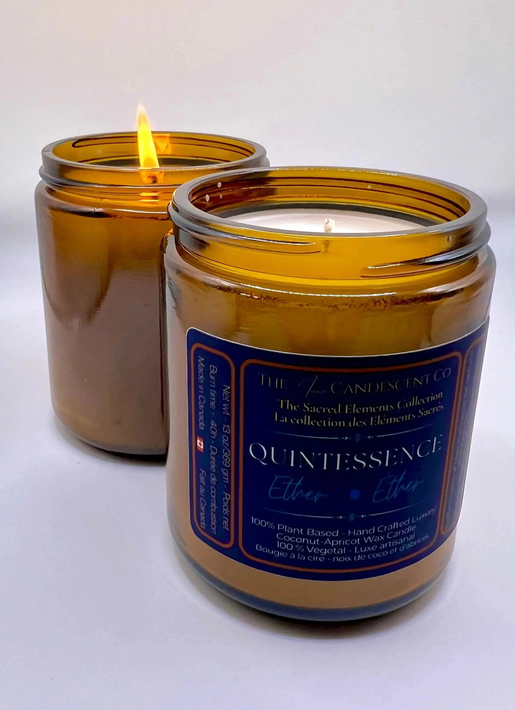QUINTESSENCE — ETHER ELEMENT | Luminous luxury coconut apricot wax candle