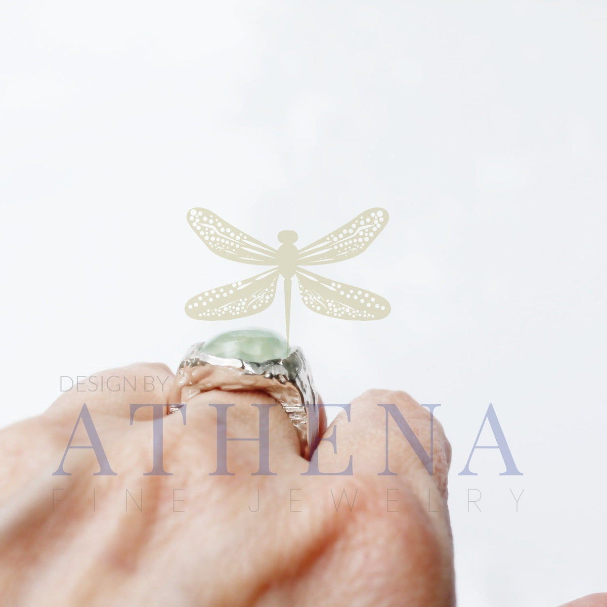 Seraphina’s Sea Ring — Ready-to-Ship Aquamarine Birthstone Ring