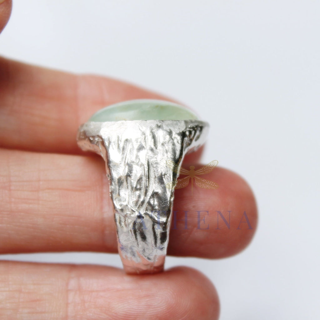 Seraphina’s Sea Ring — Ready-to-Ship Aquamarine Birthstone Ring