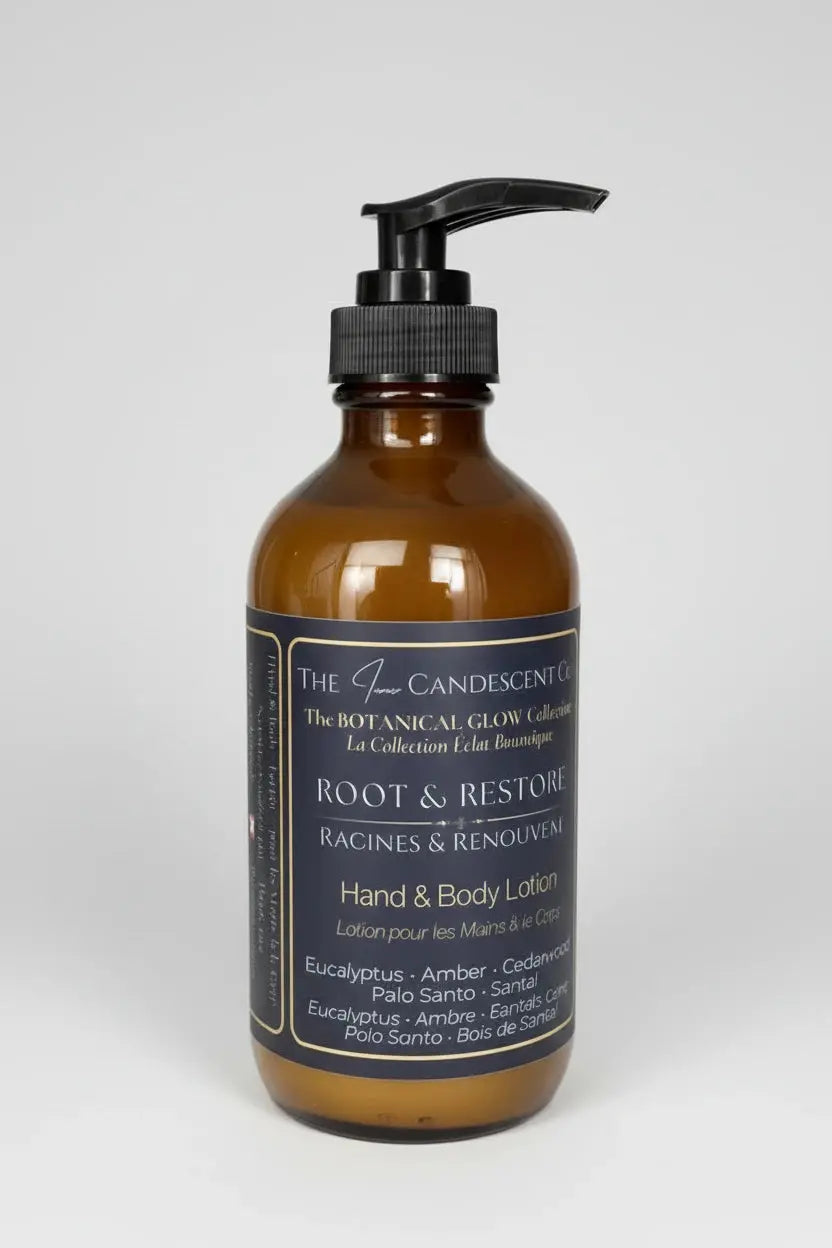 ROOT & RESTORE | Grounding botanical luxury hand and body lotion