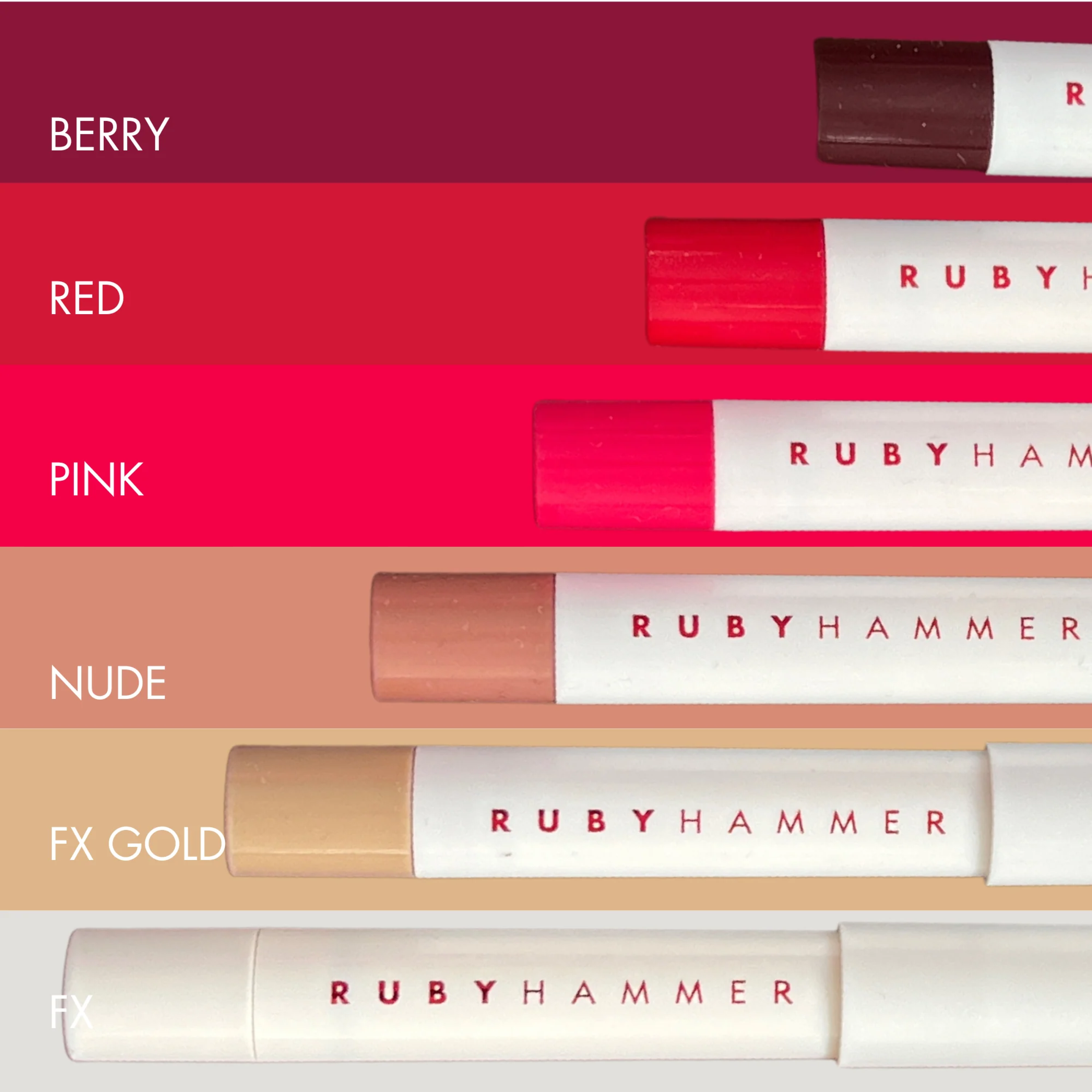 Ruby Hammer Lip Serum Balm Nude
