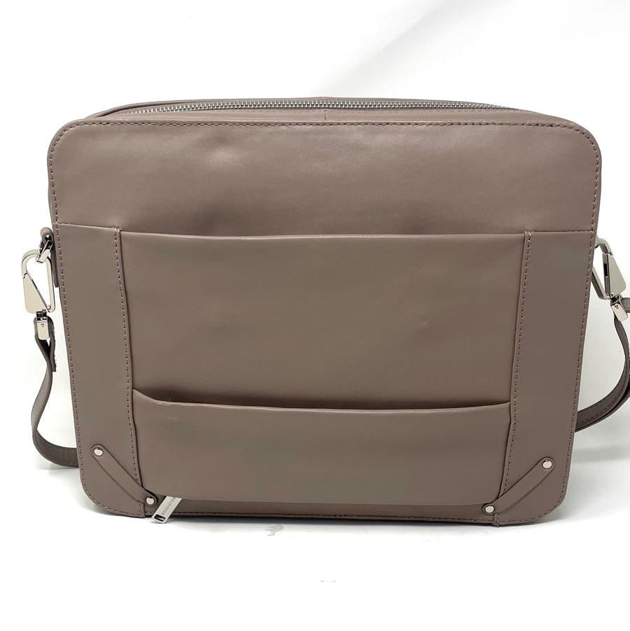 Sac de travail en Cuir Taupe - Sofia