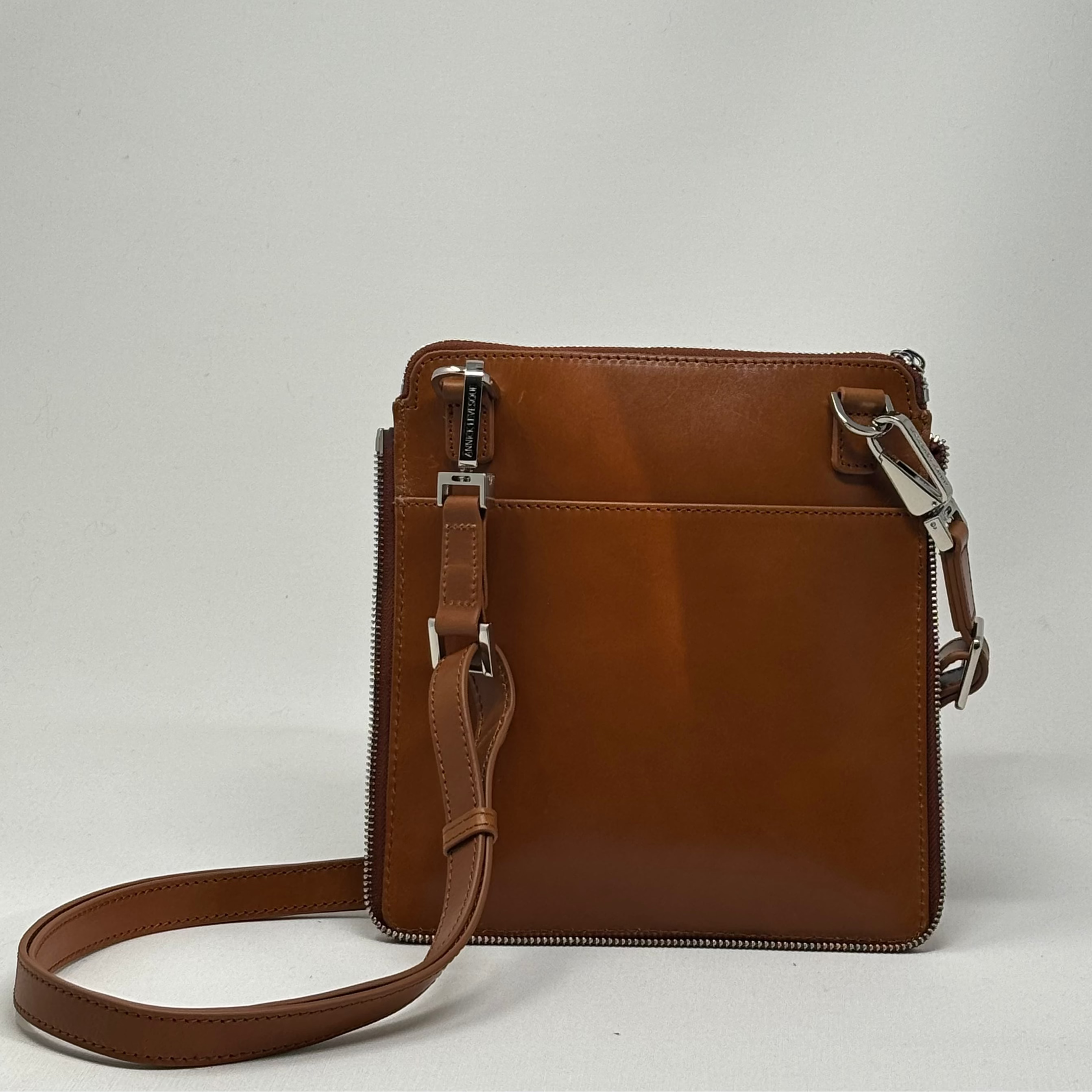 Sac à dos en Cuir Véritable Alice, Cognac