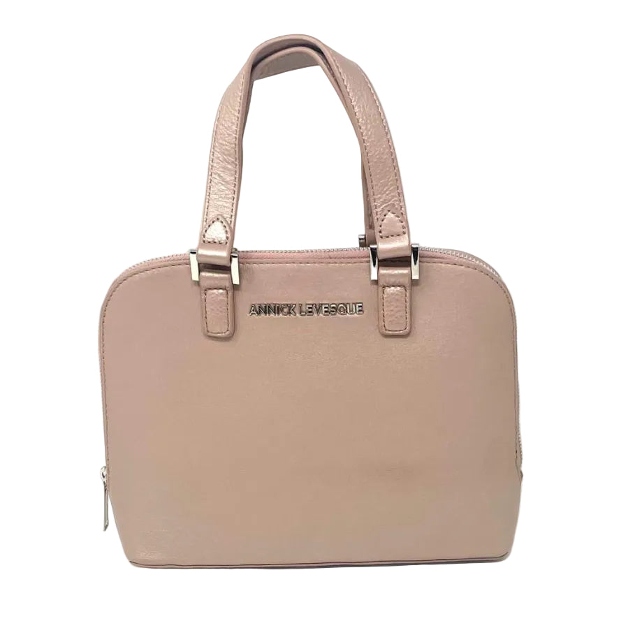 Sac à main en Cuir Rose Platine  | Justine