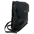 Sac à dos en cuir véritable noir, Antoinette