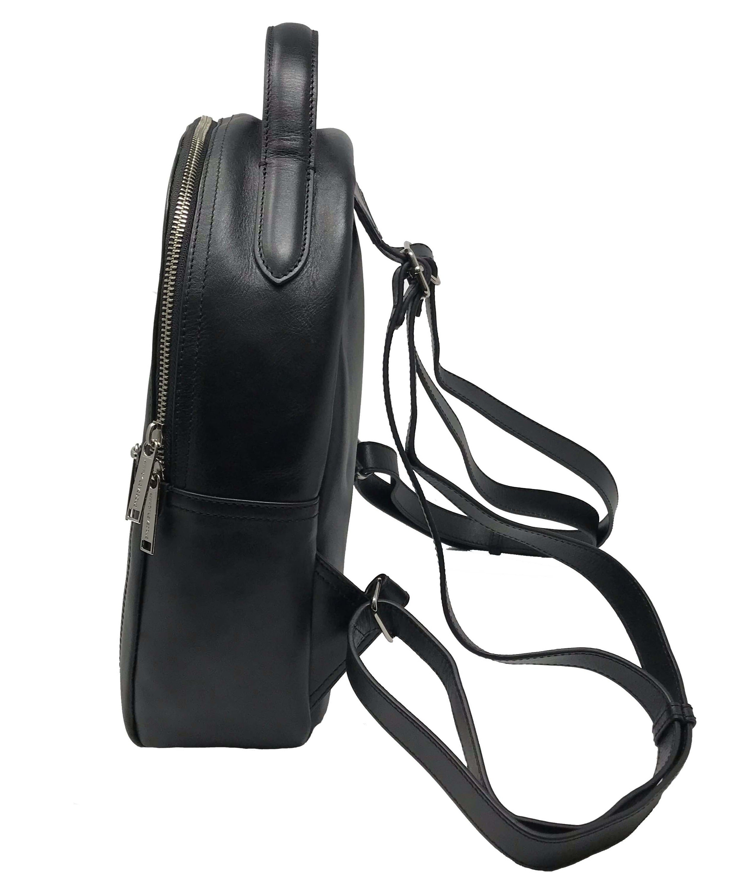 Sac à dos en Cuir véritable Noir, Eve PRÉCOMMANDE_PREORDER