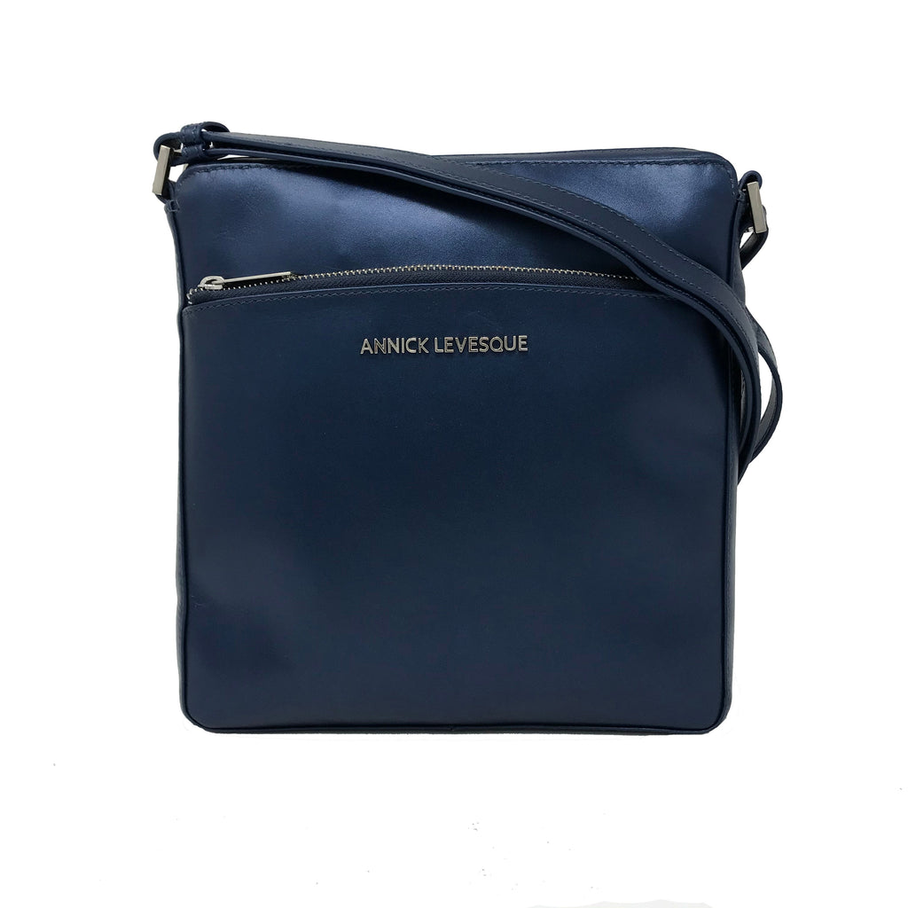 Sac à bandoulière bleu marine | Gisèle - PRÉCOMMANDE