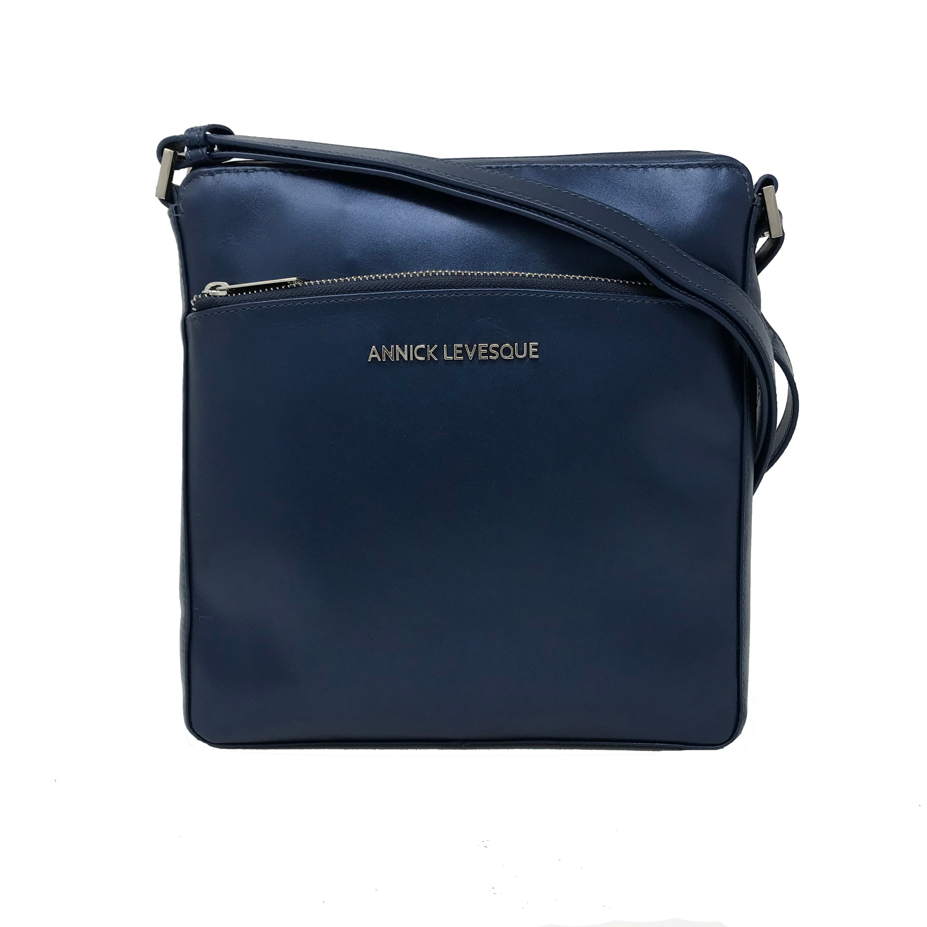 Sac à bandoulière bleu marine | Gisèle - PRÉCOMMANDE