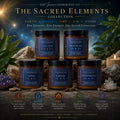 SACRED ELEMENTS COLLECTION | 5 luxury coconut apricot wax candle gift set