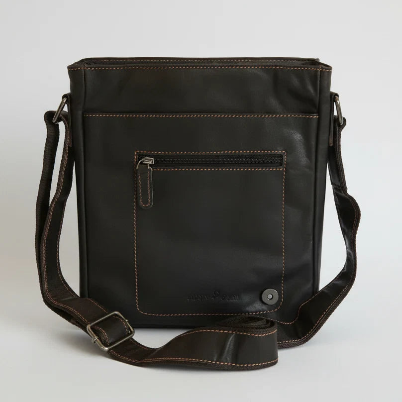 Greenwood Leather Messenger Bag