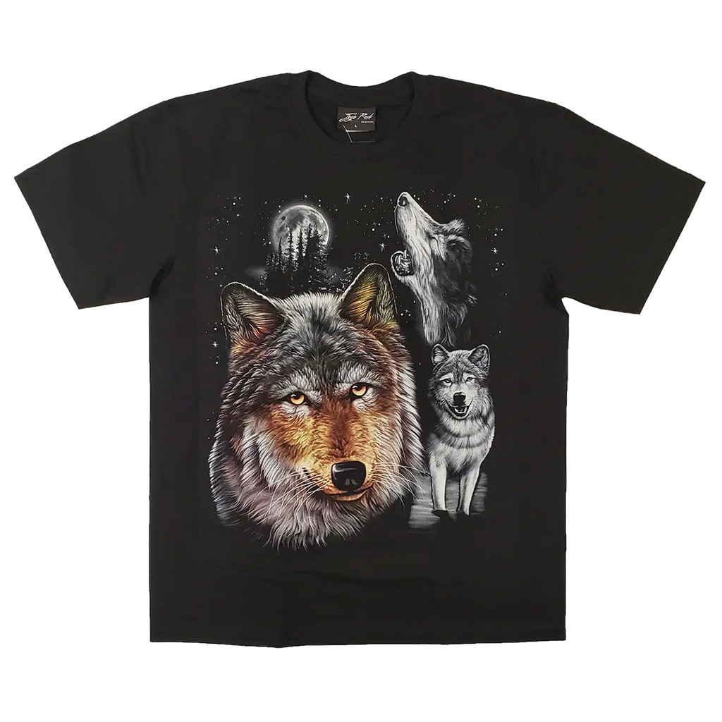 Sofari Collection Men's Wolf Design T-shirt