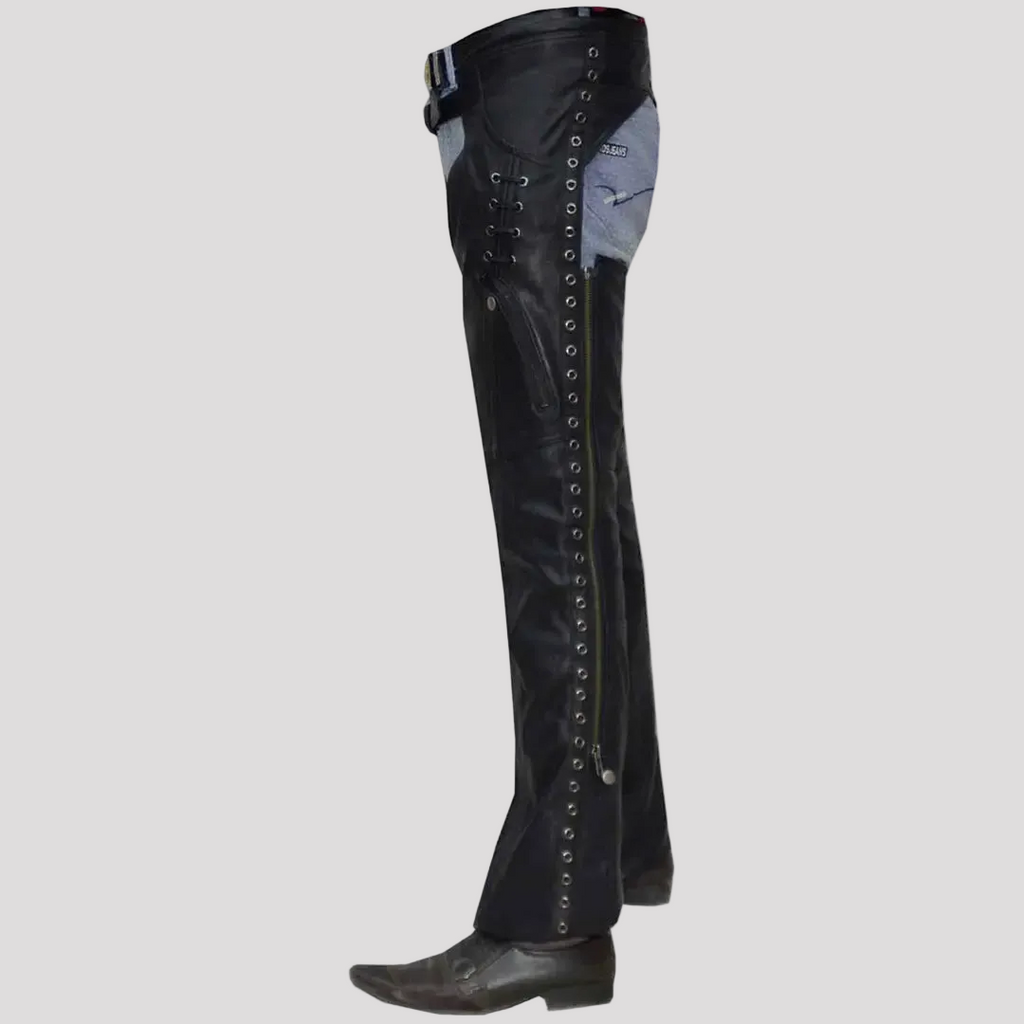 Unik International Women's Eyelet Laced Chaps