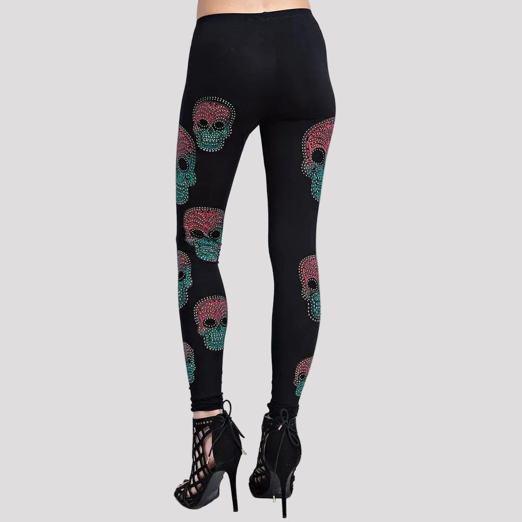 Vocal Women's Sugar Skull Leggings