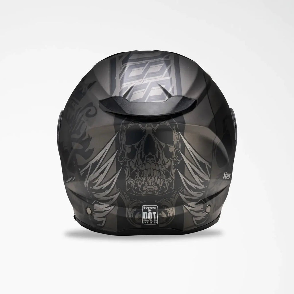 Voss 580 Conquest Apocalypse Modular Matte Motorcycle Helmet
