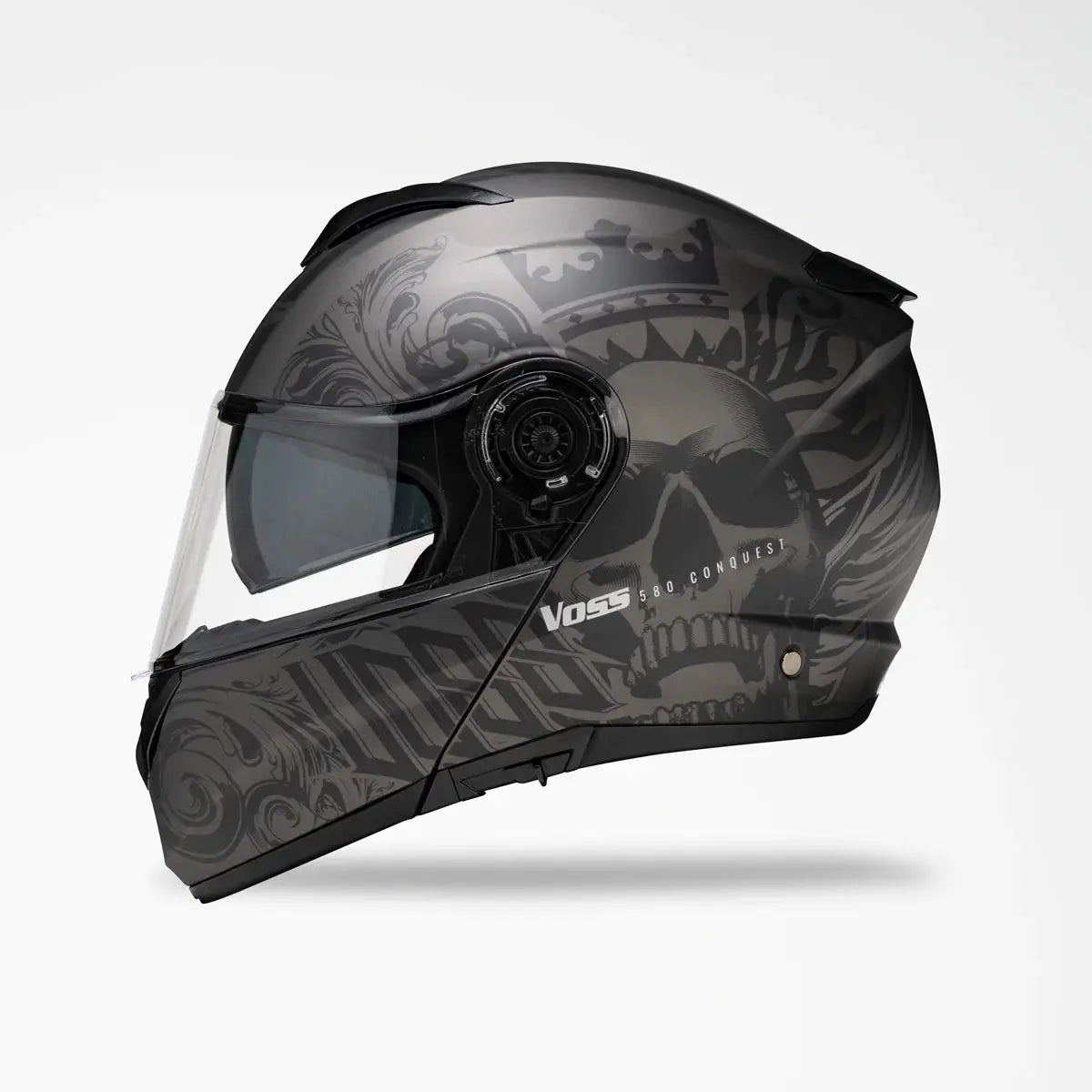 Voss 580 Conquest Apocalypse Modular Matte Motorcycle Helmet