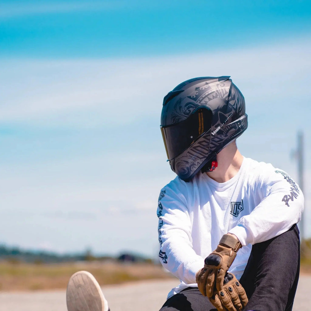 Voss 580 Conquest Apocalypse Modular Matte Motorcycle Helmet