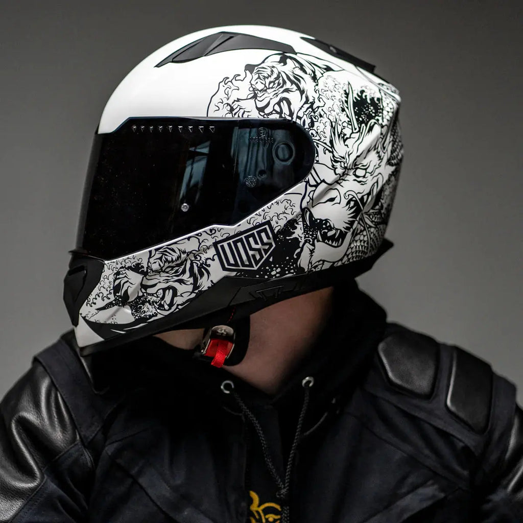 Voss 989 Moto-V Rei Full Face Matte Motorcycle Helmet