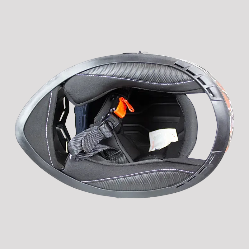 West Coast Leather Monster Skull Full Face Motorcycle Helmet