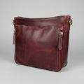 Buffalo Leather Crossbody Bag with Card Organizer