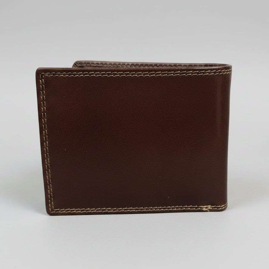 MET Men’s Bi-Fold Flip Coin Wallet