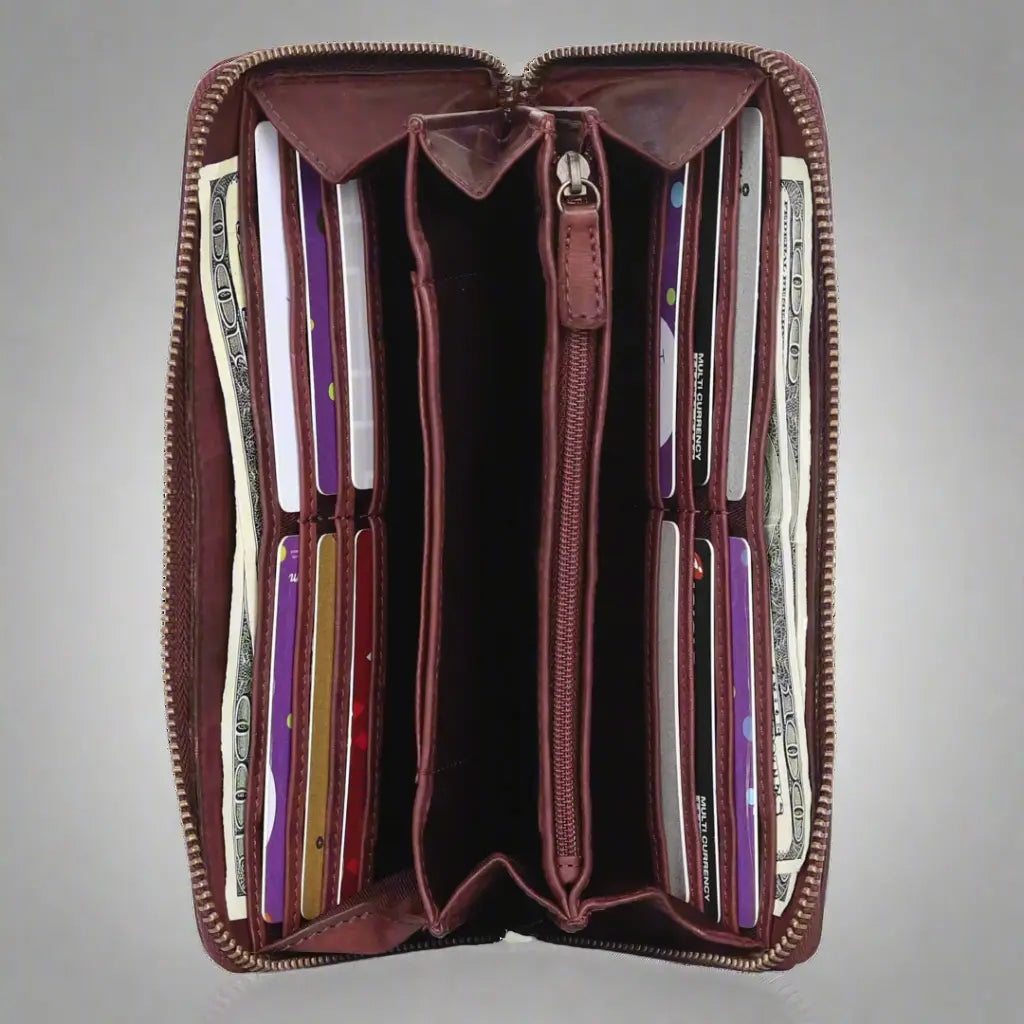MET Women's Zip Around Wallet