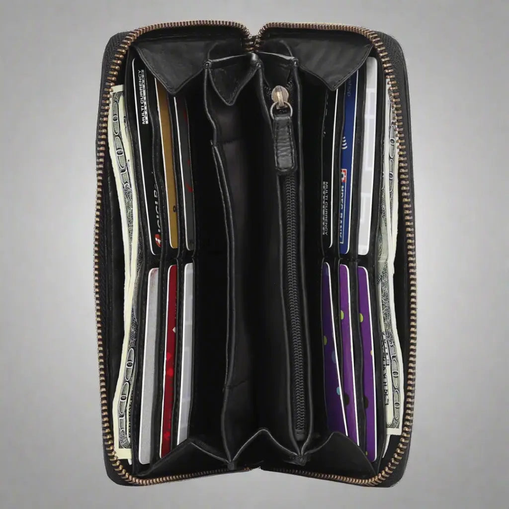 MET Women's Zip Around Wallet