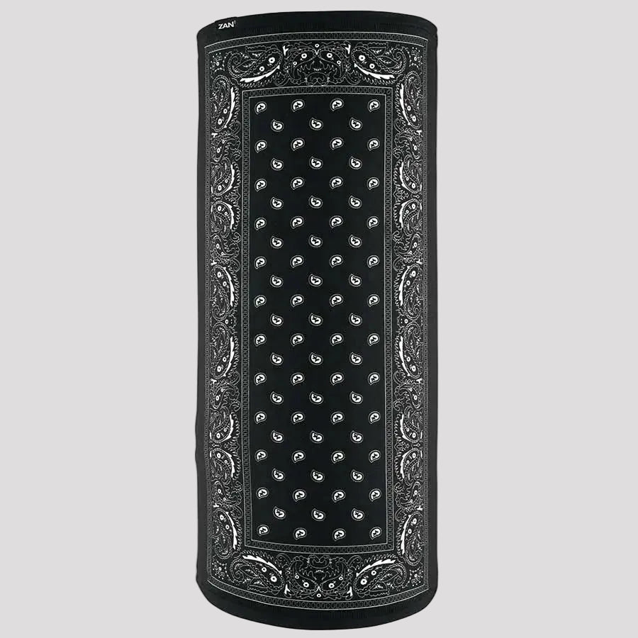 ZANheadgear Black Paisley Motley Tube