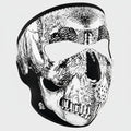 ZANheadgear Full Mask Neoprene Black & White Skull Face
