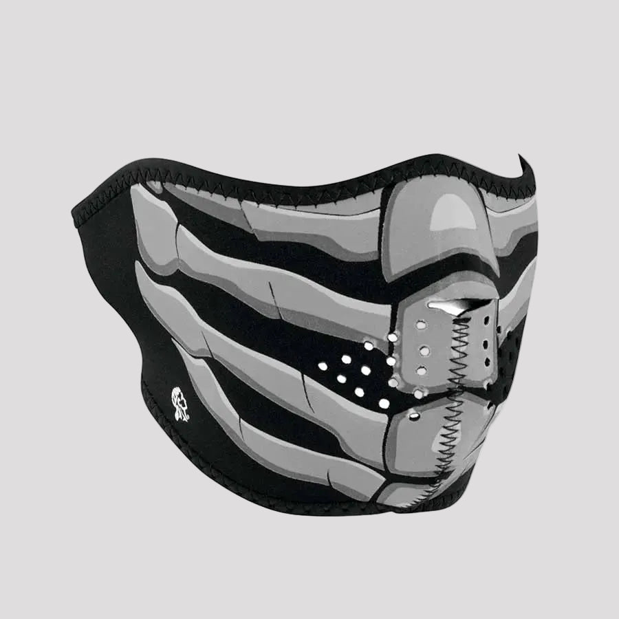 ZANheadgear Half Mask Neoprene Bone Breath Glow in the Dark