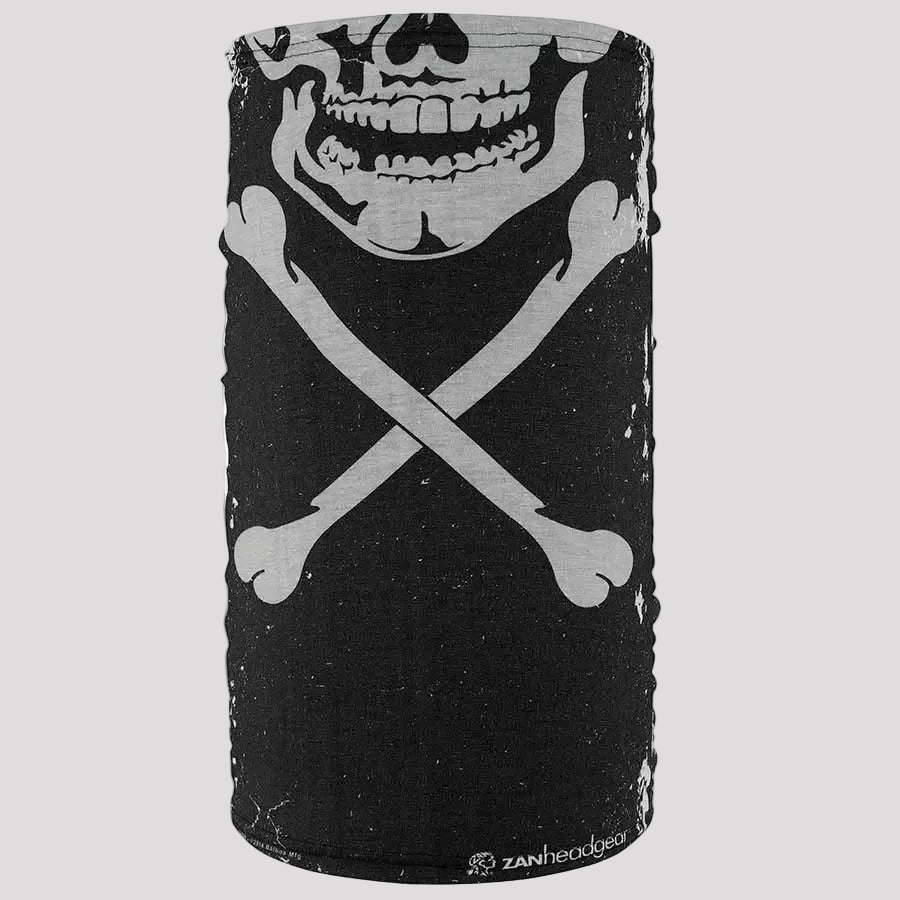 ZANheadgear Skull And Cross Bones Motley Tube