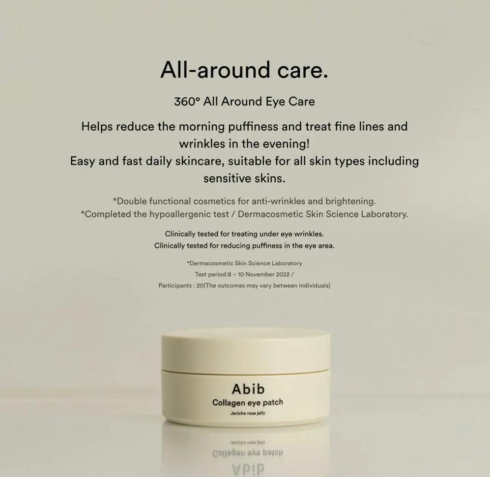Abib Collagen Eye Patch Jericho Rose Jelly (60pcs)