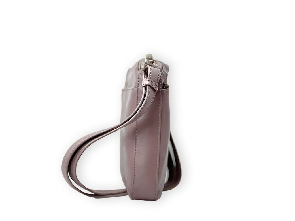 Sac à bandoulière "Crossbody" rose platine | Gisèle petit