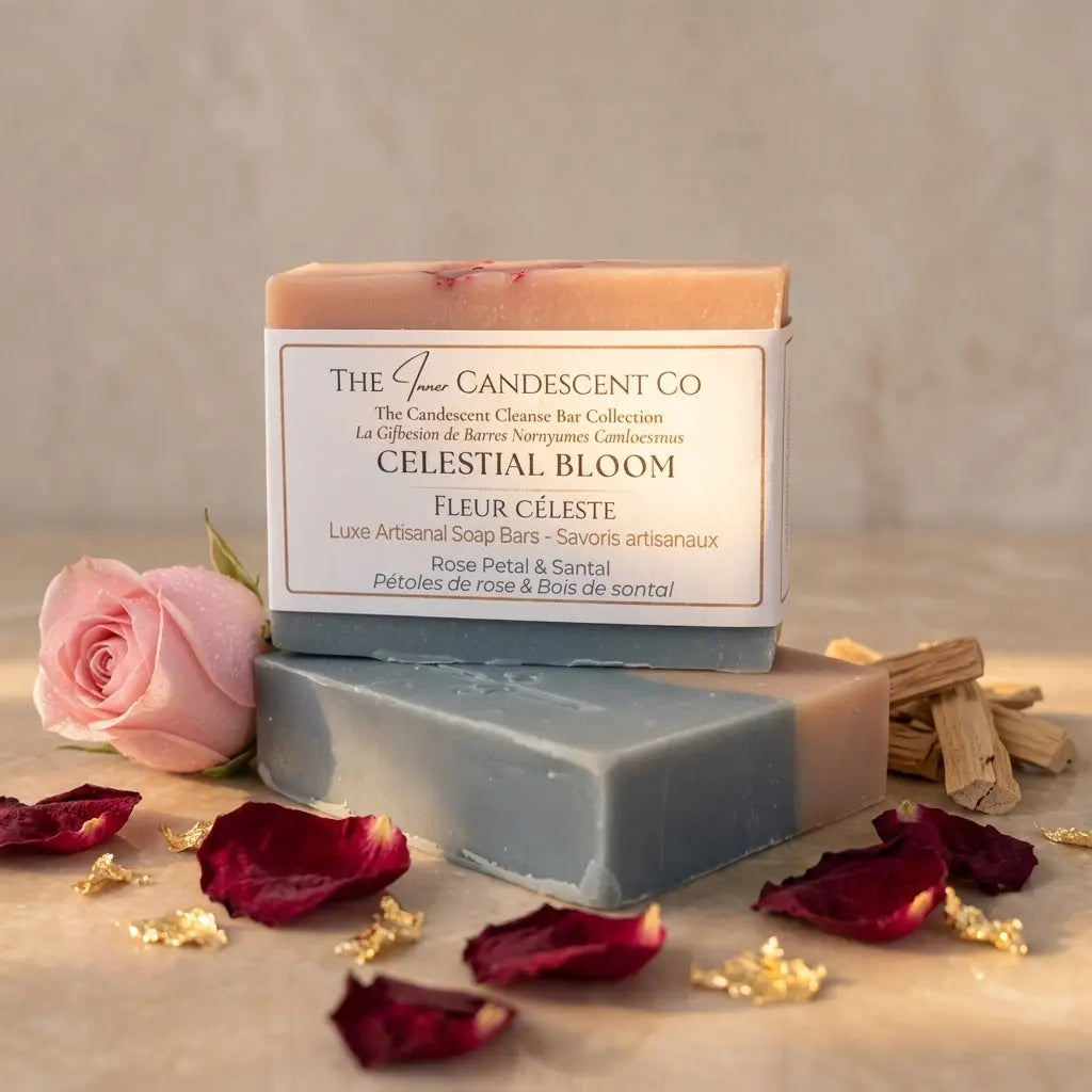 Celestial Bloom | Rose, Santal & Amber Handmade Soap Bar