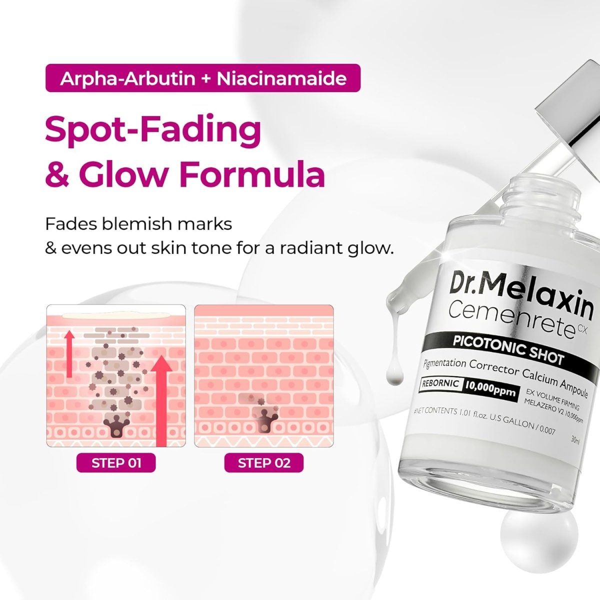 Dr.Melaxin Cemenrete Picotonic Shot Ampoule 30ml