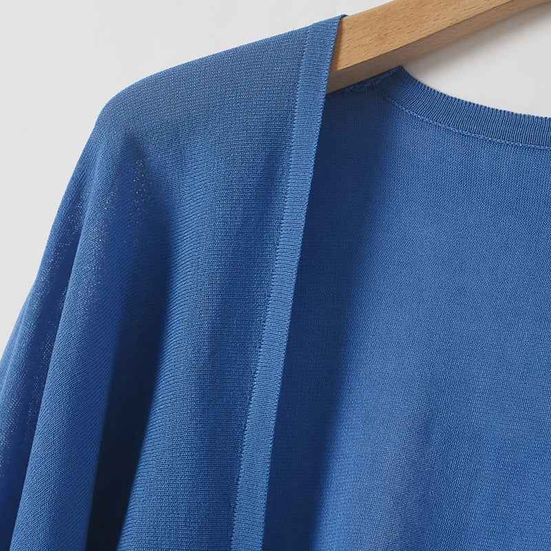 Women's Lightweight Sun Protection Shirt – Sheer Ice Silk Long-Sleeve Cover-Up Coat