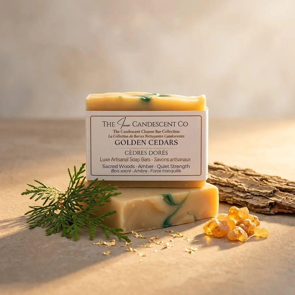 Golden Cedar | Warm Cedar Handmade Soap Bar