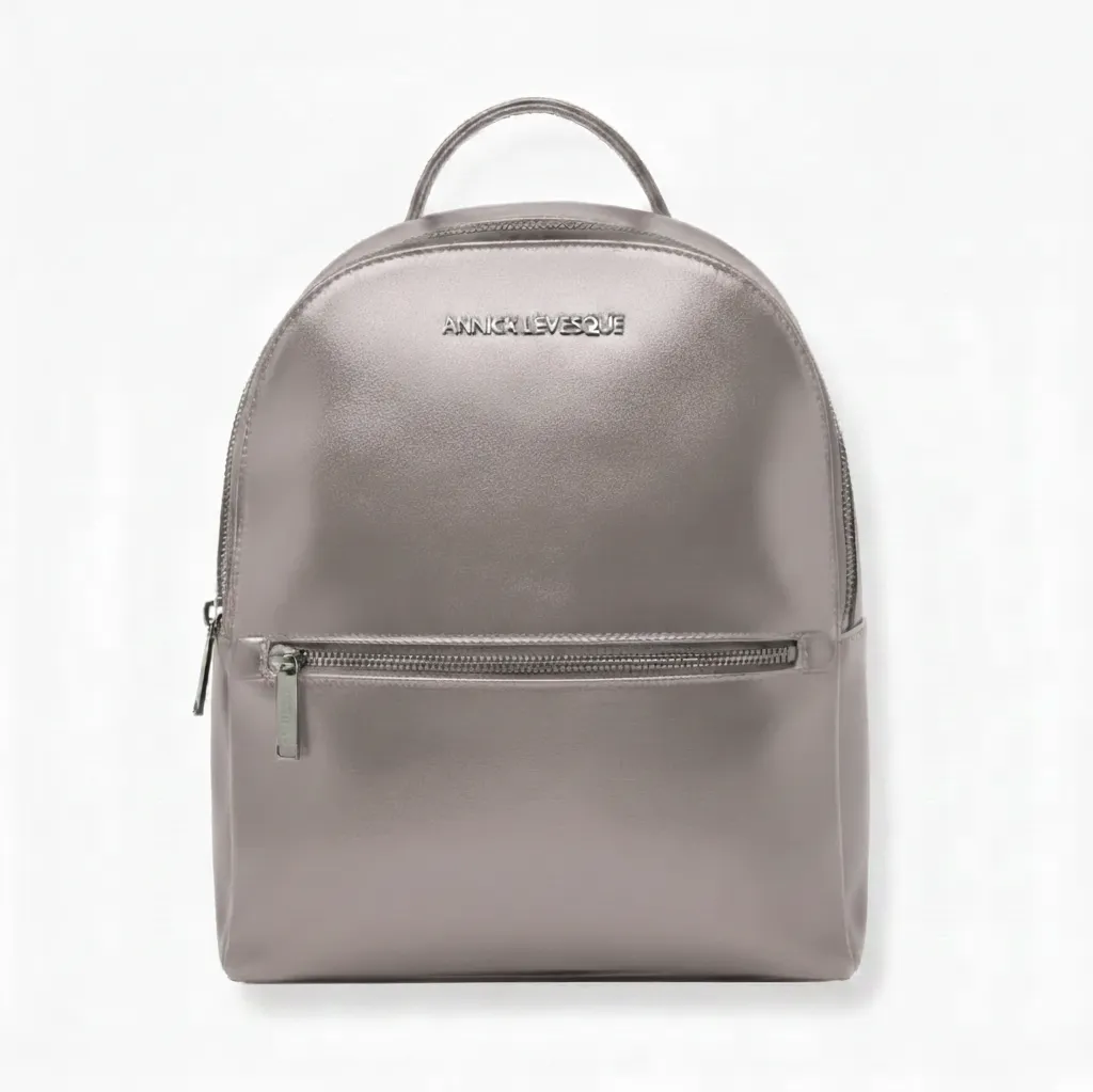 Sac à dos en Cuir véritable Perlé, Eve