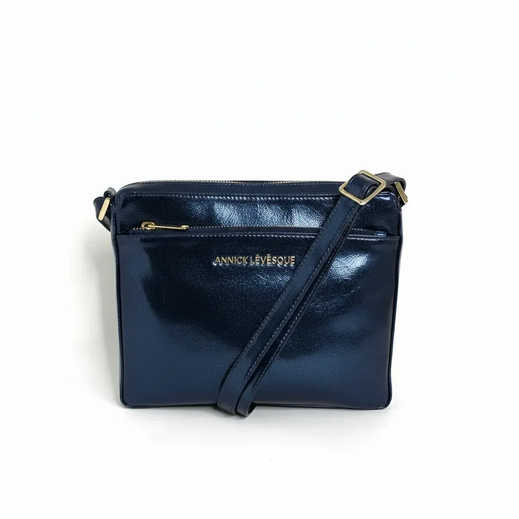 Sac à bandoulière "Crossbody" bleu | Gisèle petit