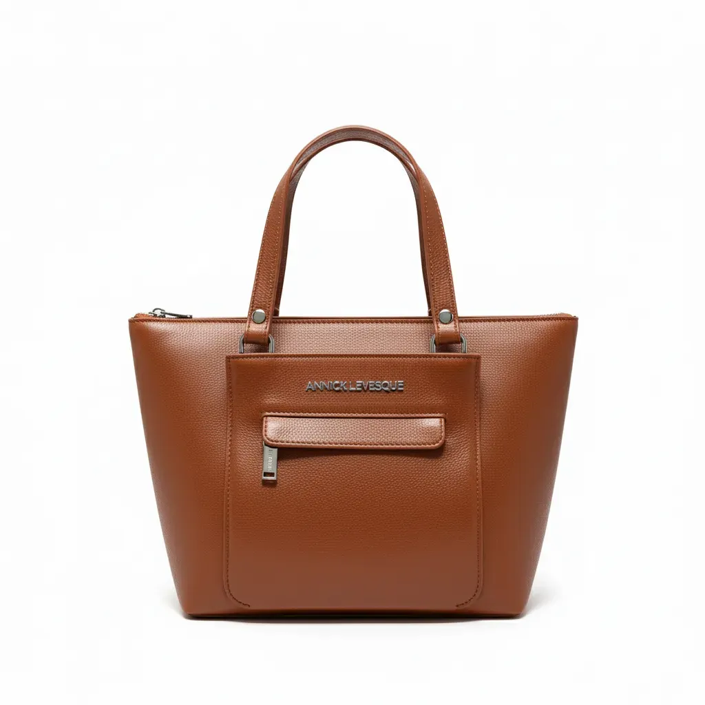 Sac à Main en Cuir véritable Cognac | Lina