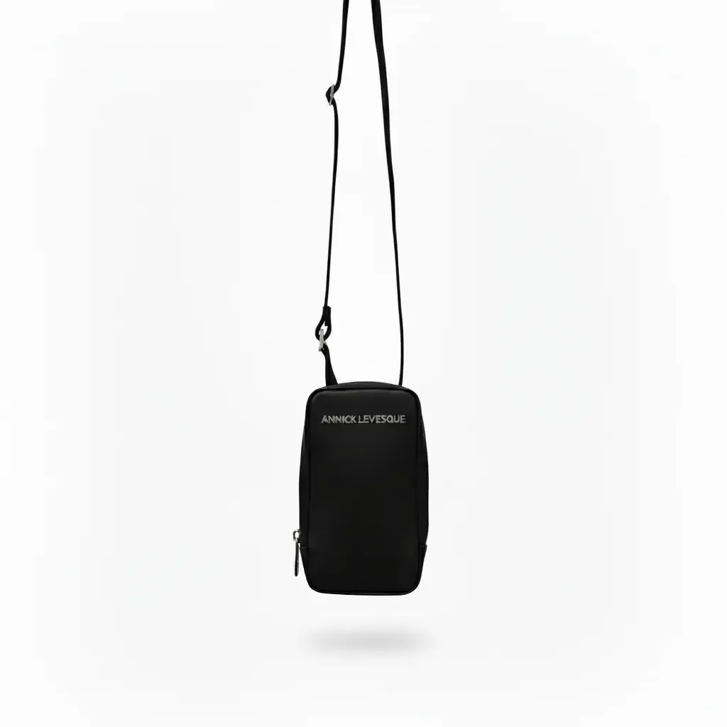 Petit Sac à bandoulière en Cuir Noir | Marie-Pierre