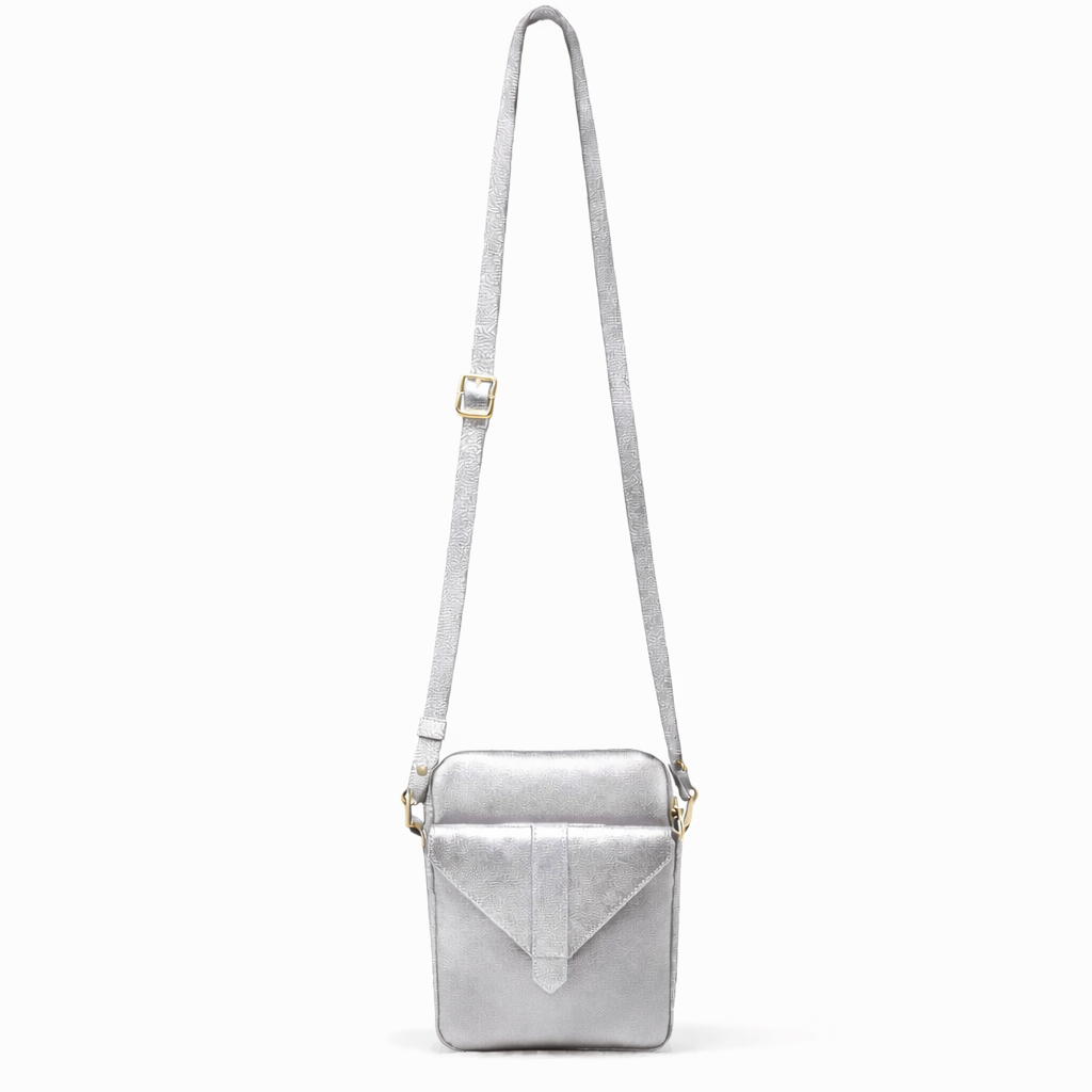 Petit Sac en Cuir, Pearl | Nadine