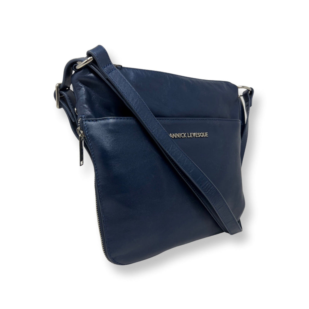 Sac à main transformable bleu marine - Josée